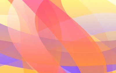 An abstract image of colorful shapes