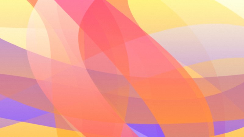 An abstract image of colorful shapes