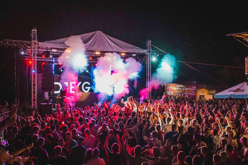 An image of a festival stage